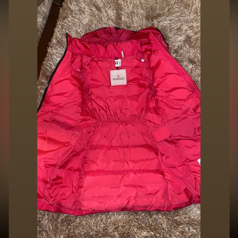 Girls Moncler coat size 8 like new